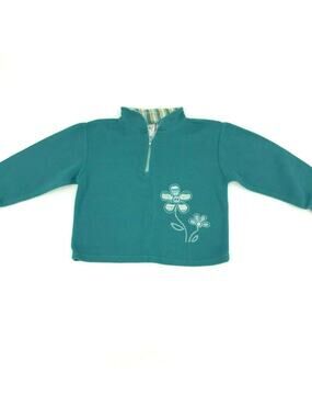 Tiny Tots Girls Zipper Sweatshirt Sz 3T